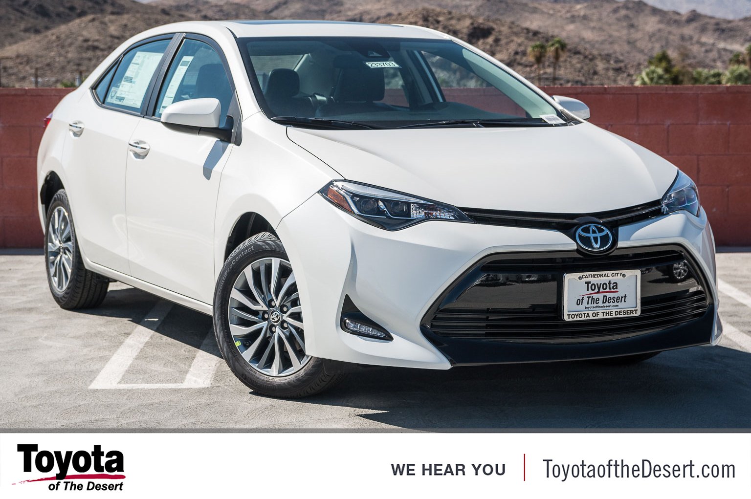 New 2018 Toyota Corolla XLE 4dr Car in Cathedral City